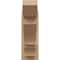 Ekena Millwork 5 1/2-in W x 16-in D x 16-in H Balboa Slat Rough Cedar Woodgrain TimberThane Outlooker, Primed Tan OUTUR055X16X16BOA24RCPR - alternate 2